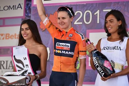 Megan Guarnier wins stage ten of the 2017 Giro Rosa