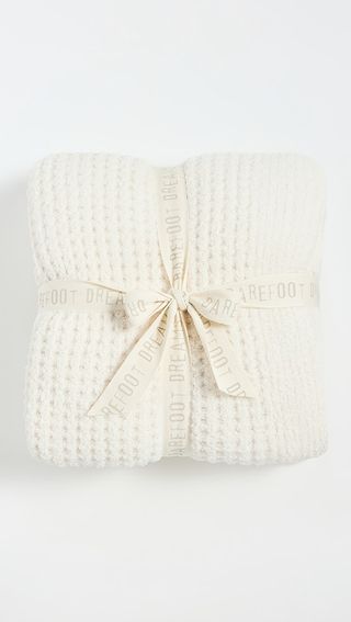 Barefoot Dreams Cozychic Waffle Throw