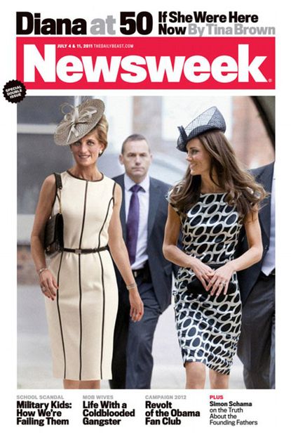Princess Diana Kate Middleton - Newsweek - Newsweek?s Diana at 50 cover: bad taste or brilliant? - Princess Diana at 50 - Marie Claire - Marie Claire UK