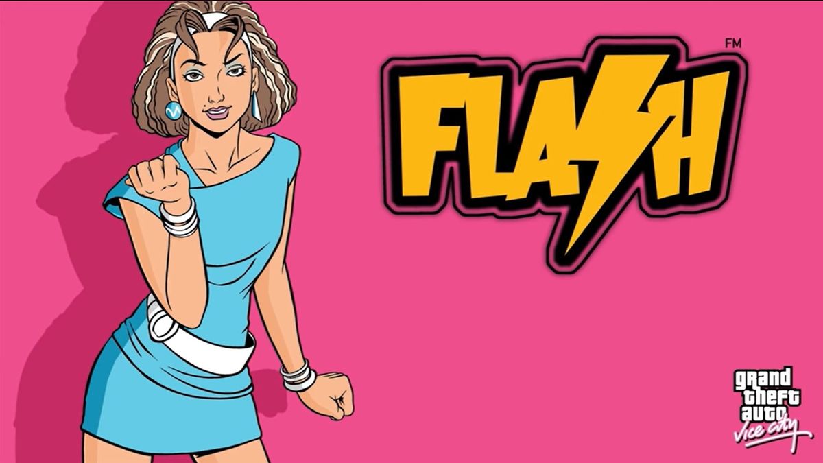 Flash FM logo image from GTA Vice City