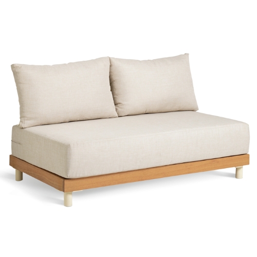 Habitat, Habitat Bloom 2 Seater Garden Modular Sofa - Natural