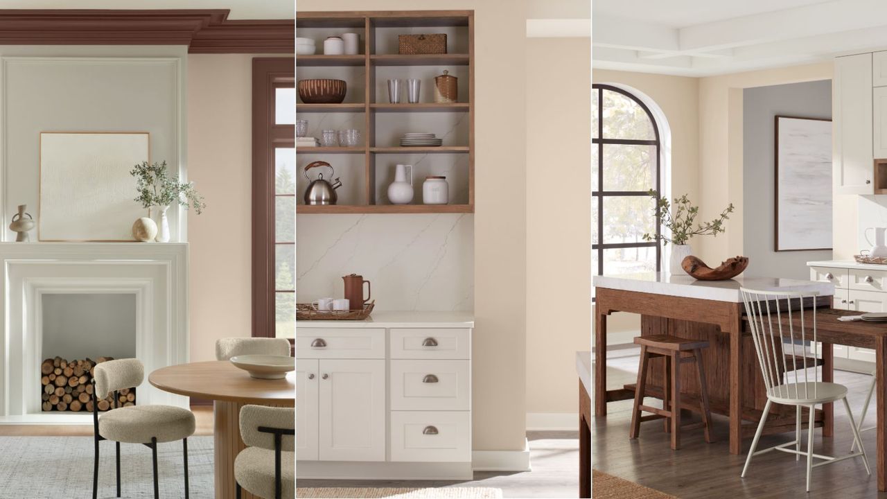 beige paint used in dining rooms and kitchens