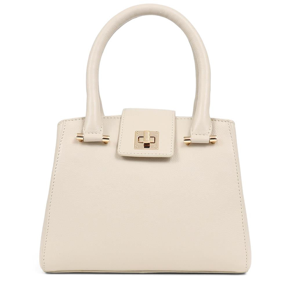 Whimsy Leather Top Handle Bag - Whimsy / 323 891 - Cream