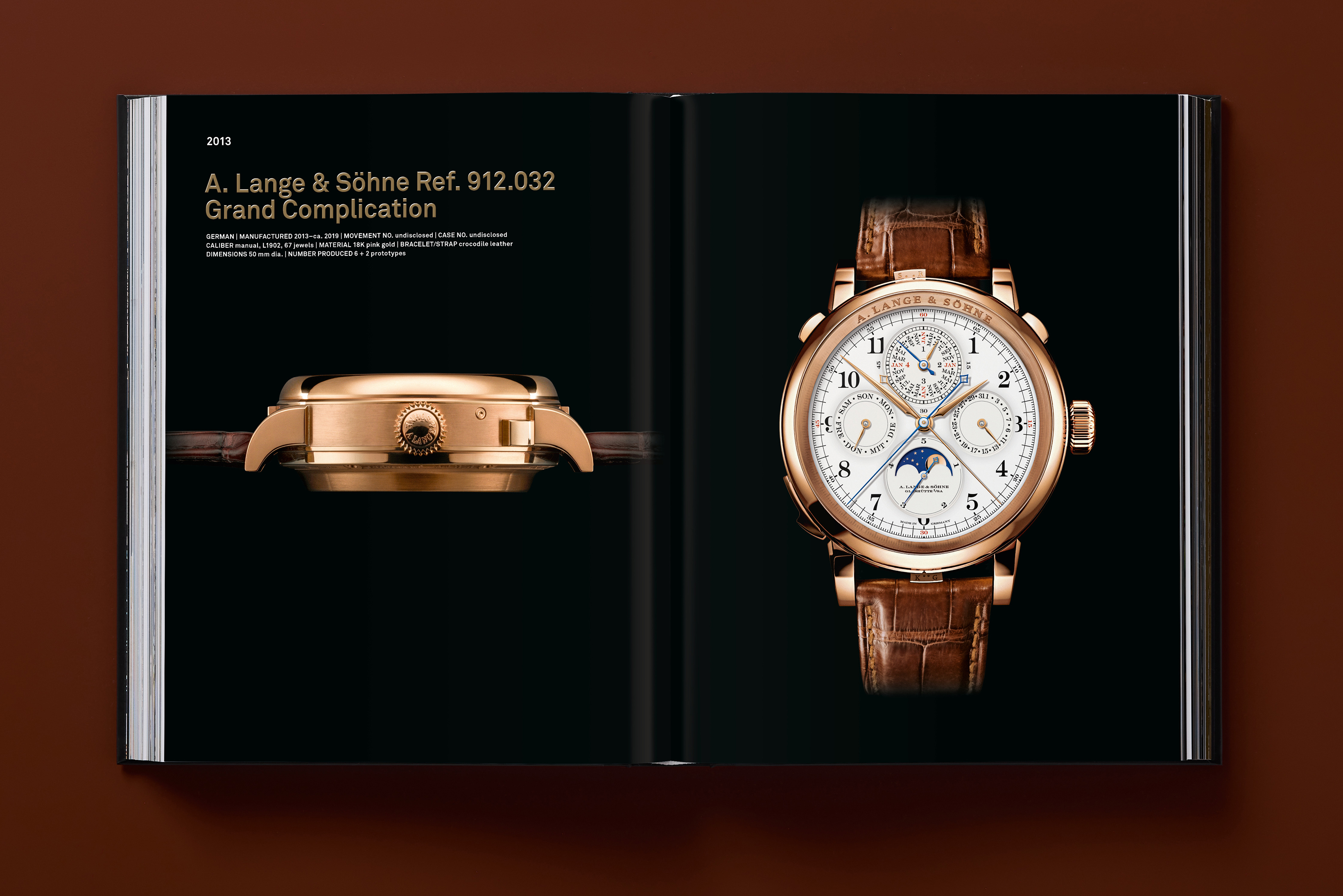 watch imagery in a glossy Taschen book