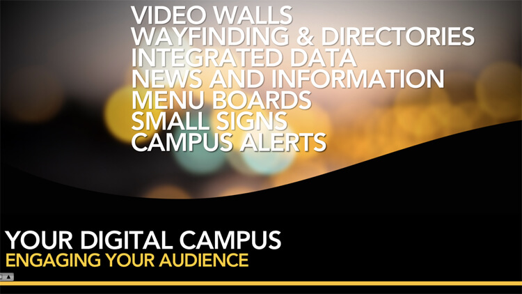 Webinar Thursday–Digital Signage For Lasting Impressions on the New Digital Campus