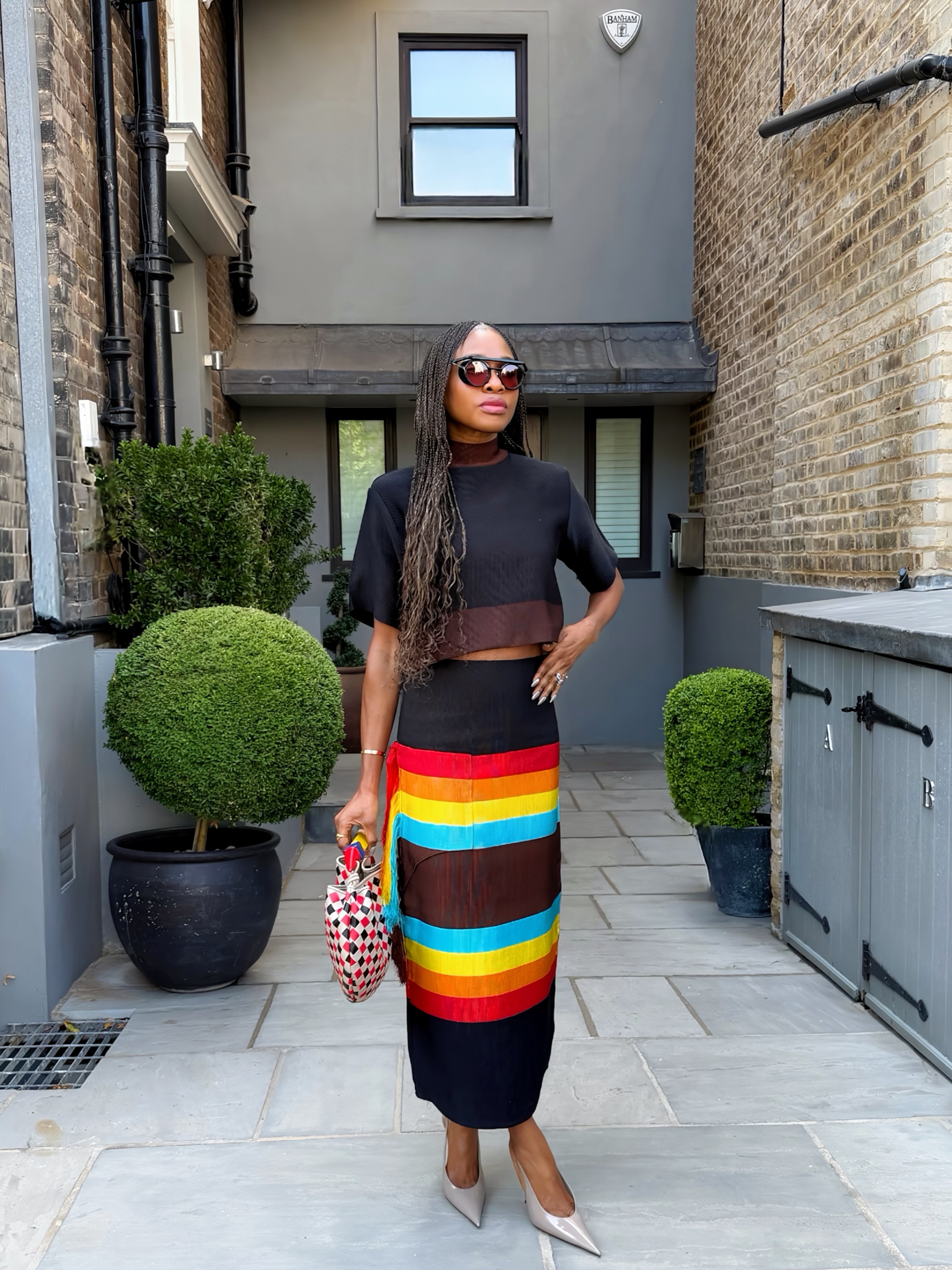 An image of a woman wearing best statement fall skirt 2026