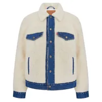 Levi&#39;s Women&#39;s Ex Bf Pieced Trucker Jacket - was £85.46, now £68.36
