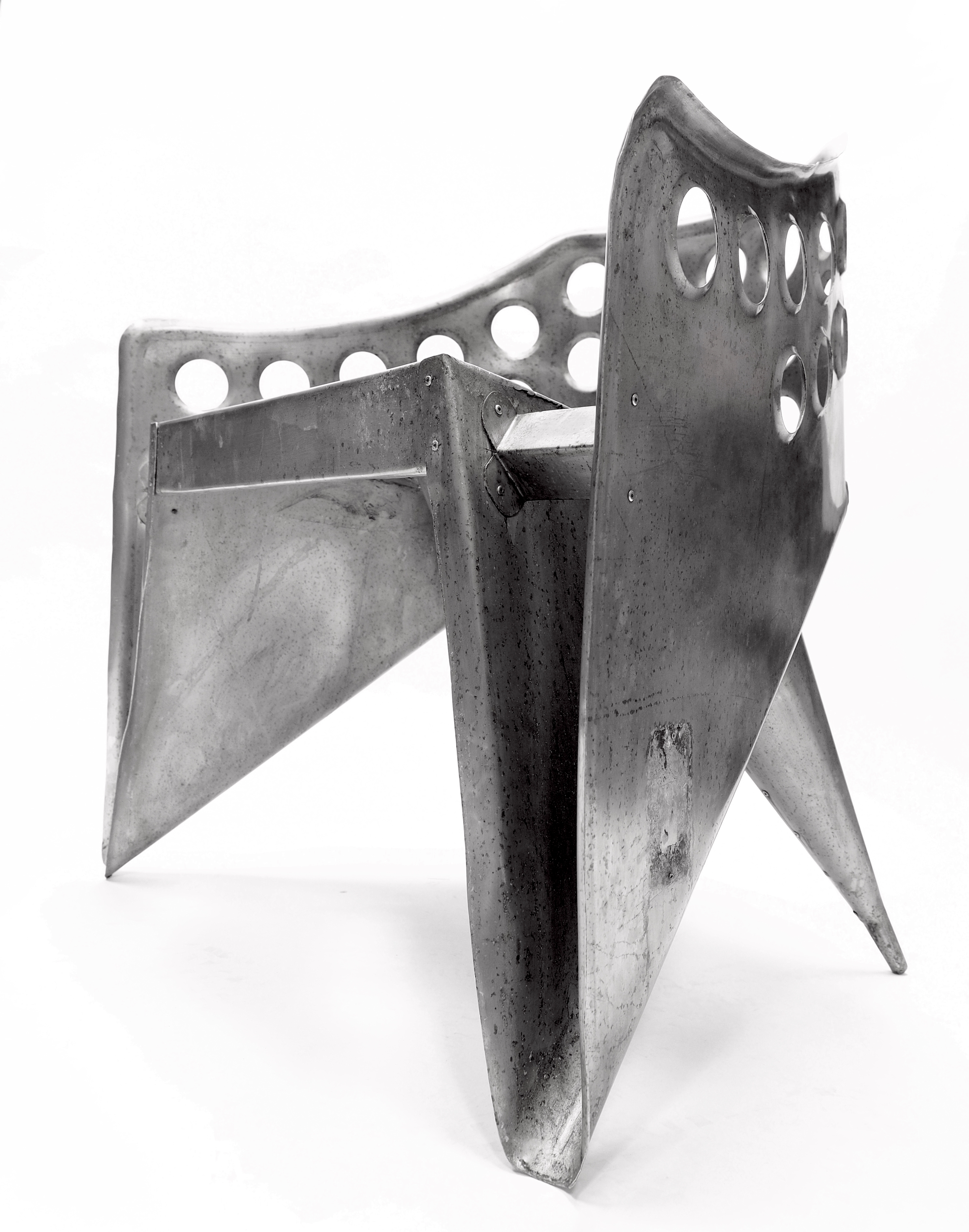 Metal chair by Gerrit Rietveld