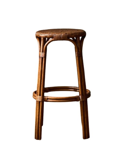 Sadie Rattan Bar + Counter Stools