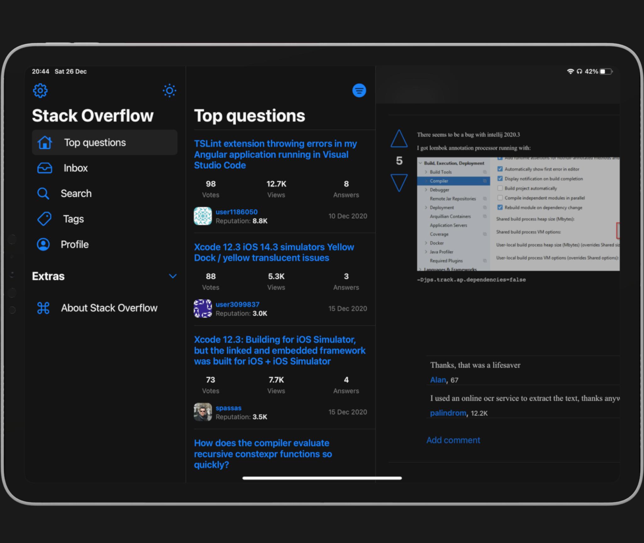 Crew Questions On Ipad
