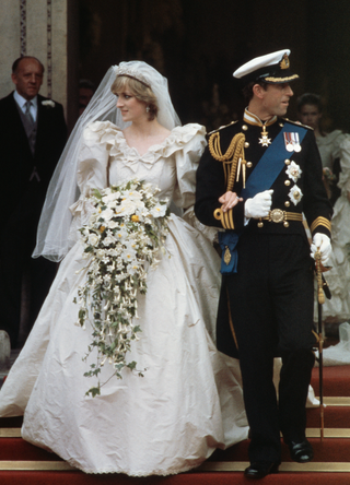 The wedding of Prince Charles and Lady Diana Spencer at St Paul's Cathedral, London in 1981