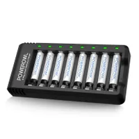 Powerowl Rechargeable AAA Batteries with Charger