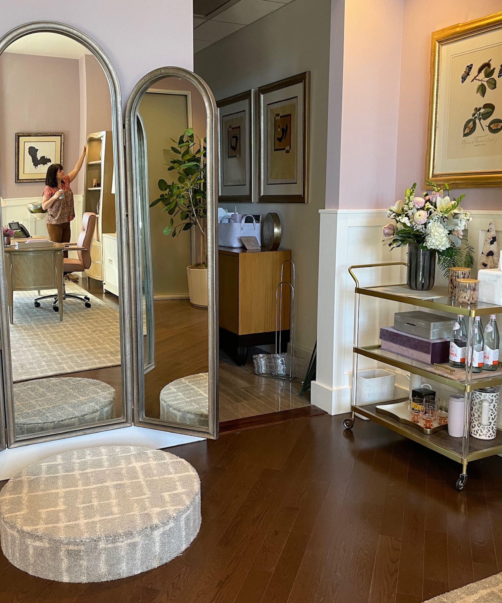 Deborah's dressing room