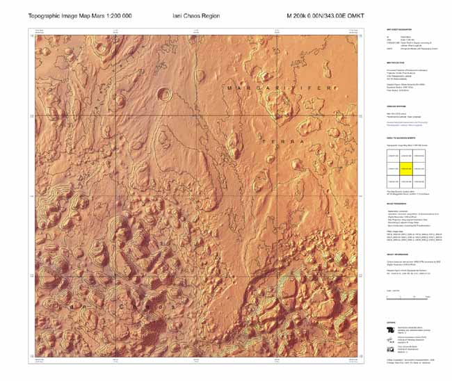 &#039;Hiker&#039;s Maps&#039; of Mars Created