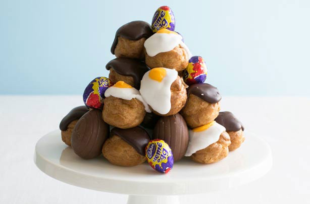 Creme Egg croquembouche