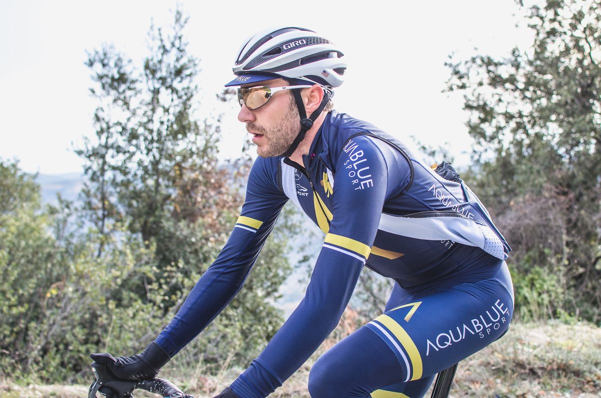 Larry Warbasse at Aqua Blue Sport's training camp for 2017