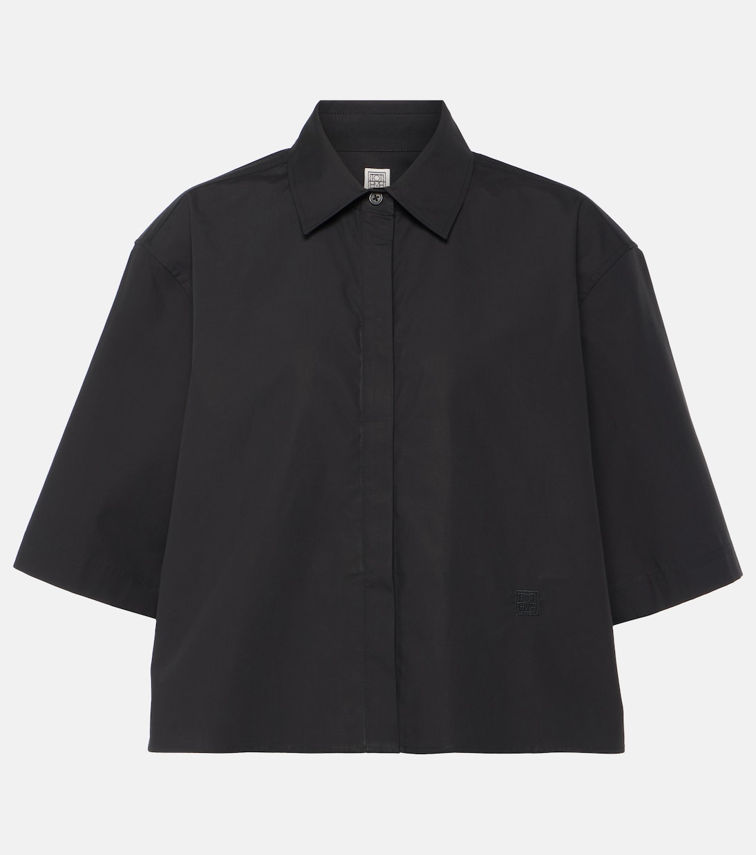 Cropped Cotton Shirt