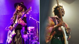 Orianthi and Jimi Hendrix comp