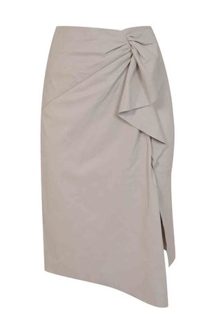 Topshop Unique SS16 Off-White Symons Skirt, £295