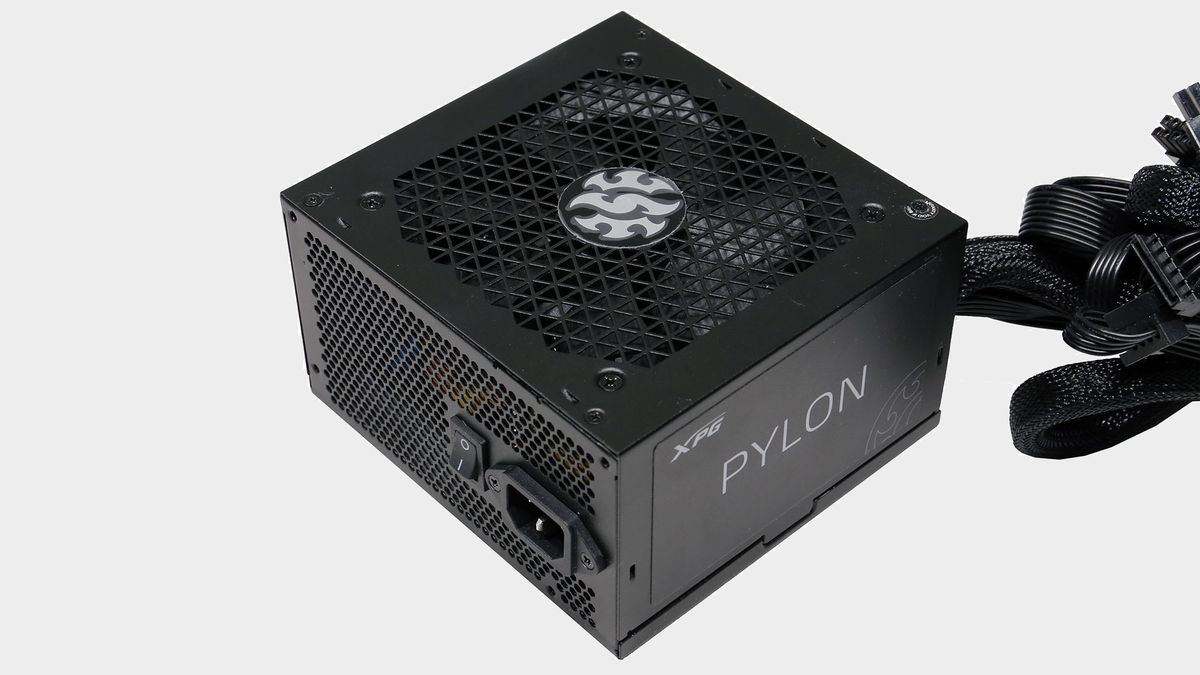 XPG Pylon 450W PSU from various angles.