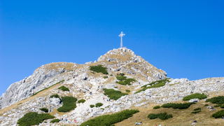Mount Giewont in Tatra National Park, Poland