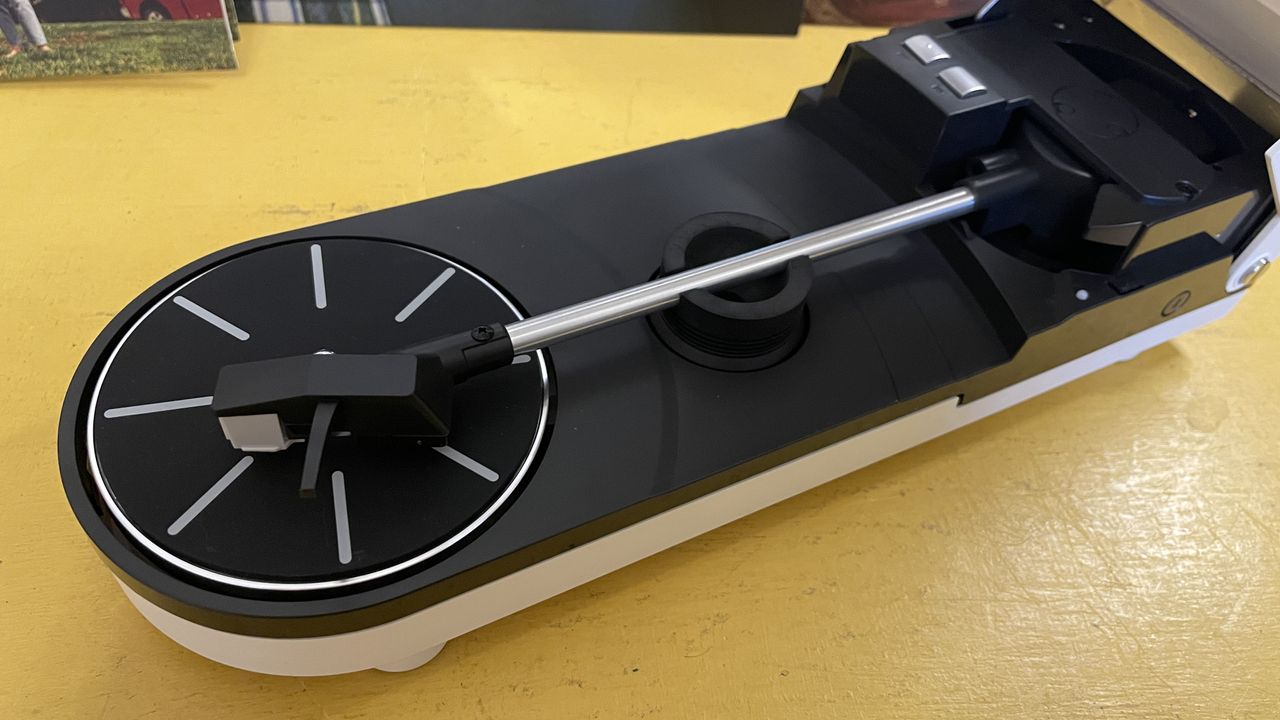 Audio Technica Sound Burger on yellow desk