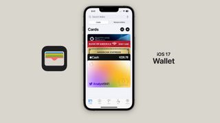 Mock-up of rumoured changes to Wallet in iOS 17