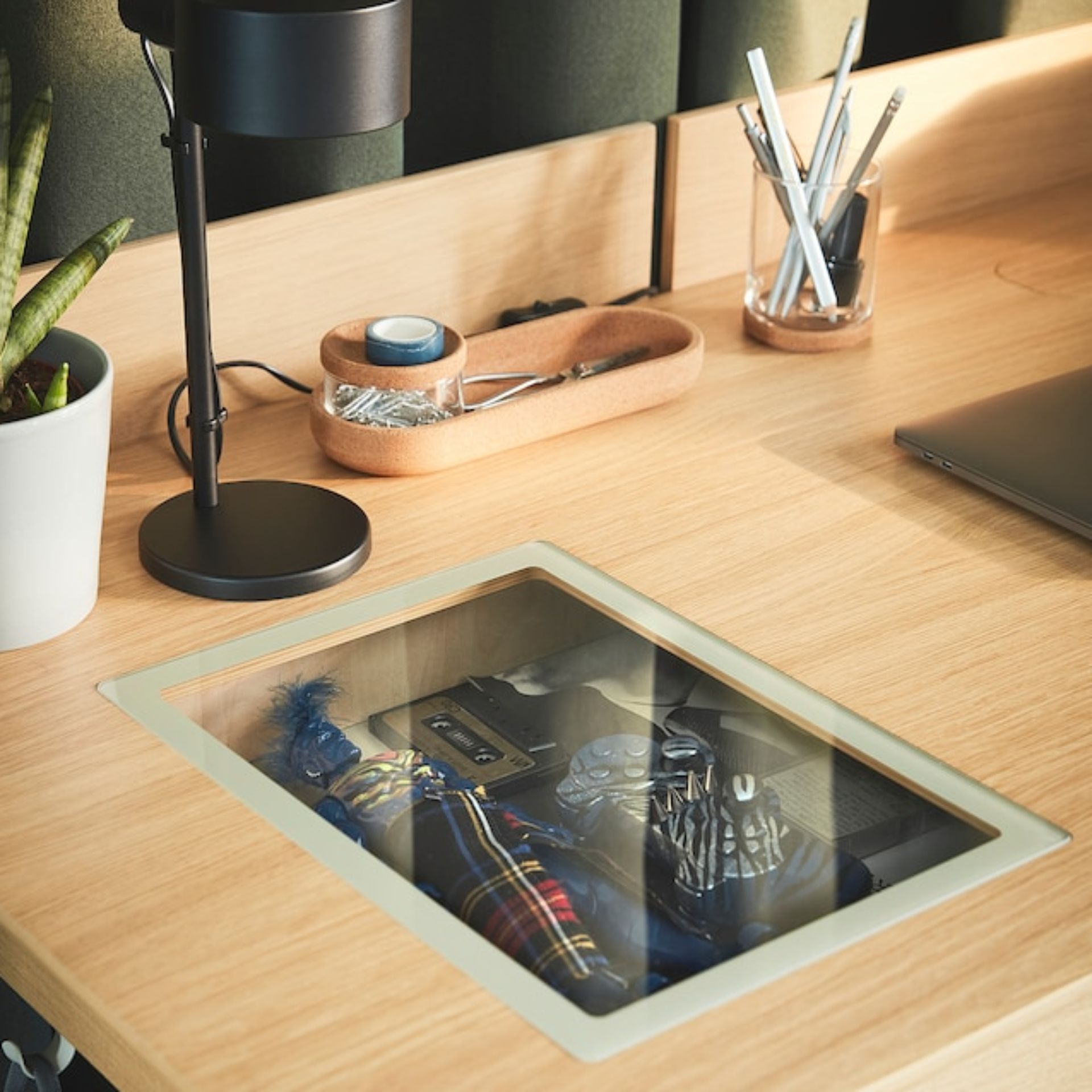 Is this feature in the IKEA RIDSPO desk crazy or genius? Is this feature in the IKEA RIDSPO desk crazy or genius?