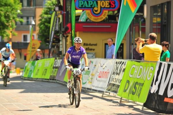 Alexey Medvedev won the elite men's overall at the Alpentour with some very consistent racing.