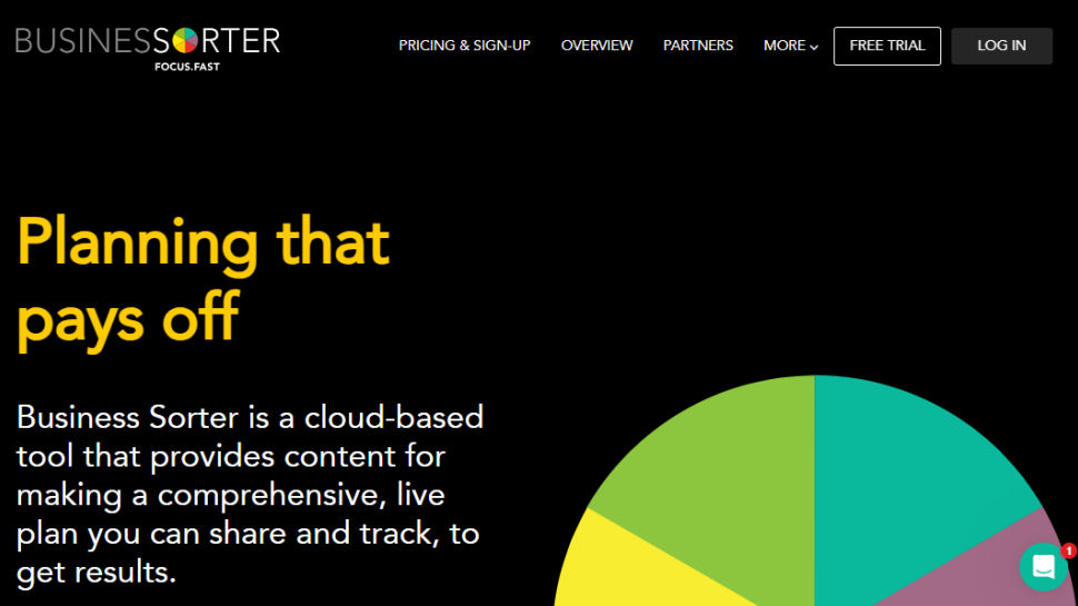 Business Sorter website screenshot (June 2025)