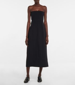 Strapless Midi Dress