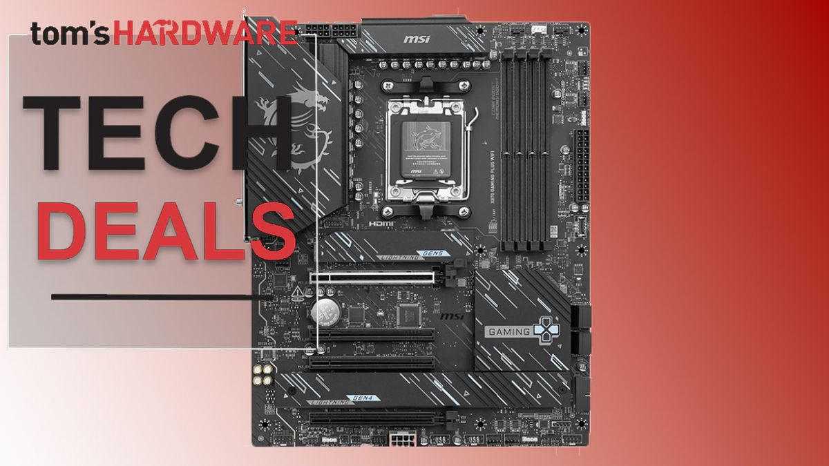 MSI’s X870 Gaming Plus Wifi Motherboard drops to $210 – save $60 and start your new AMD AM5 PC today