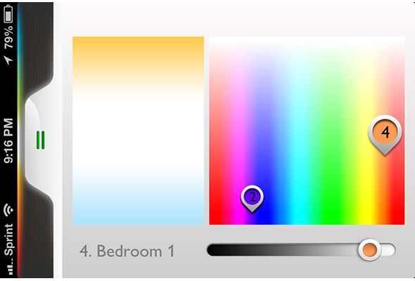 Philips Hue Color Chart
