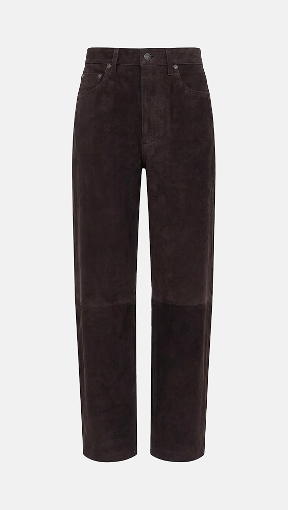 Miro Suede Pants - Chocolate