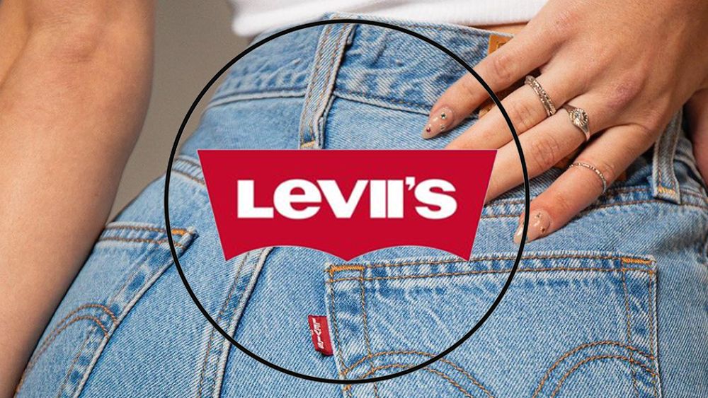 An altered version of the Levi&#039;s logo that reads Levi&#039;s