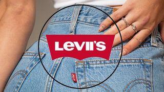 An altered version of the Levi's logo that reads Levi's