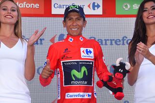 Nairo Quintana (Movistar) continues in the overall lead at the Vuelta a Espana