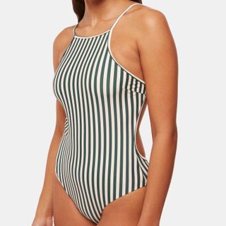 Whistles Striped Swimsuit