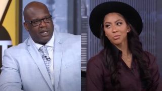 Shaquille O'Neal and Candace Parker talk on NBA on TNT