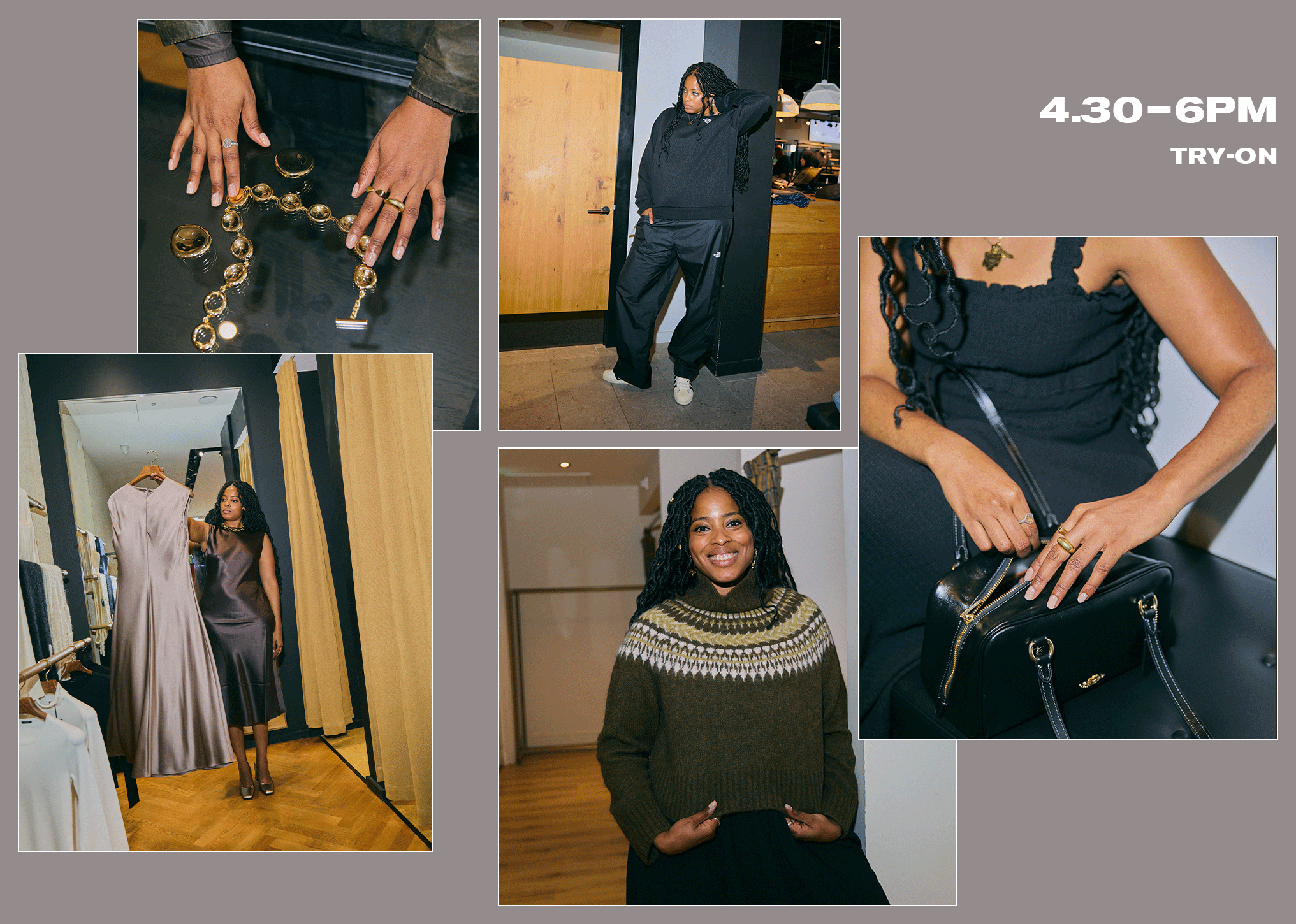 A fashion editor tries on her AW26 picks at Mcarthurglen Designer Outlet Ashford.