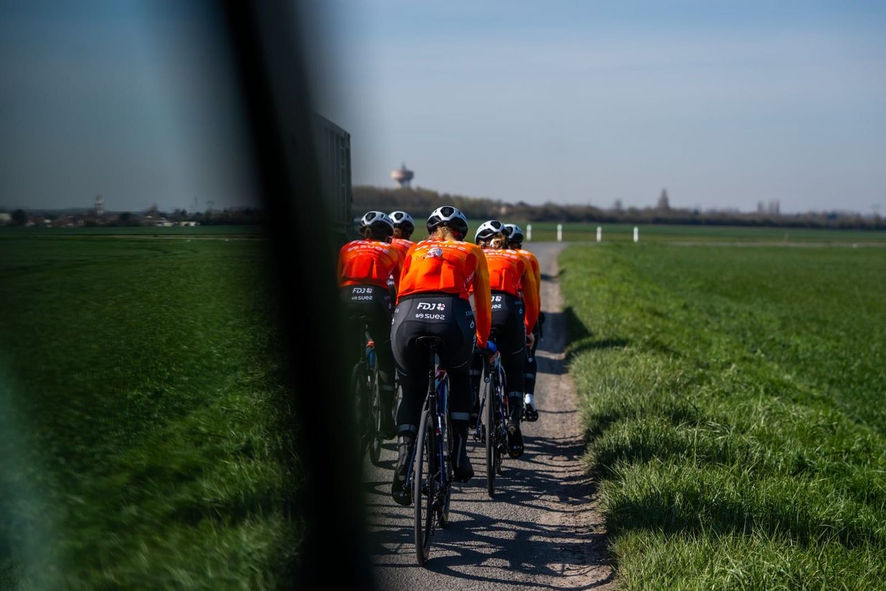 FDJ-SUEZ preview the course at Paris-Roubaix Femmes 2023