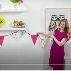how to make quick sew bunting