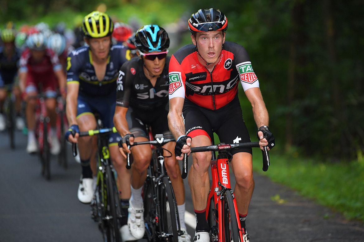 Rohan Dennis (BMC) leads the chase