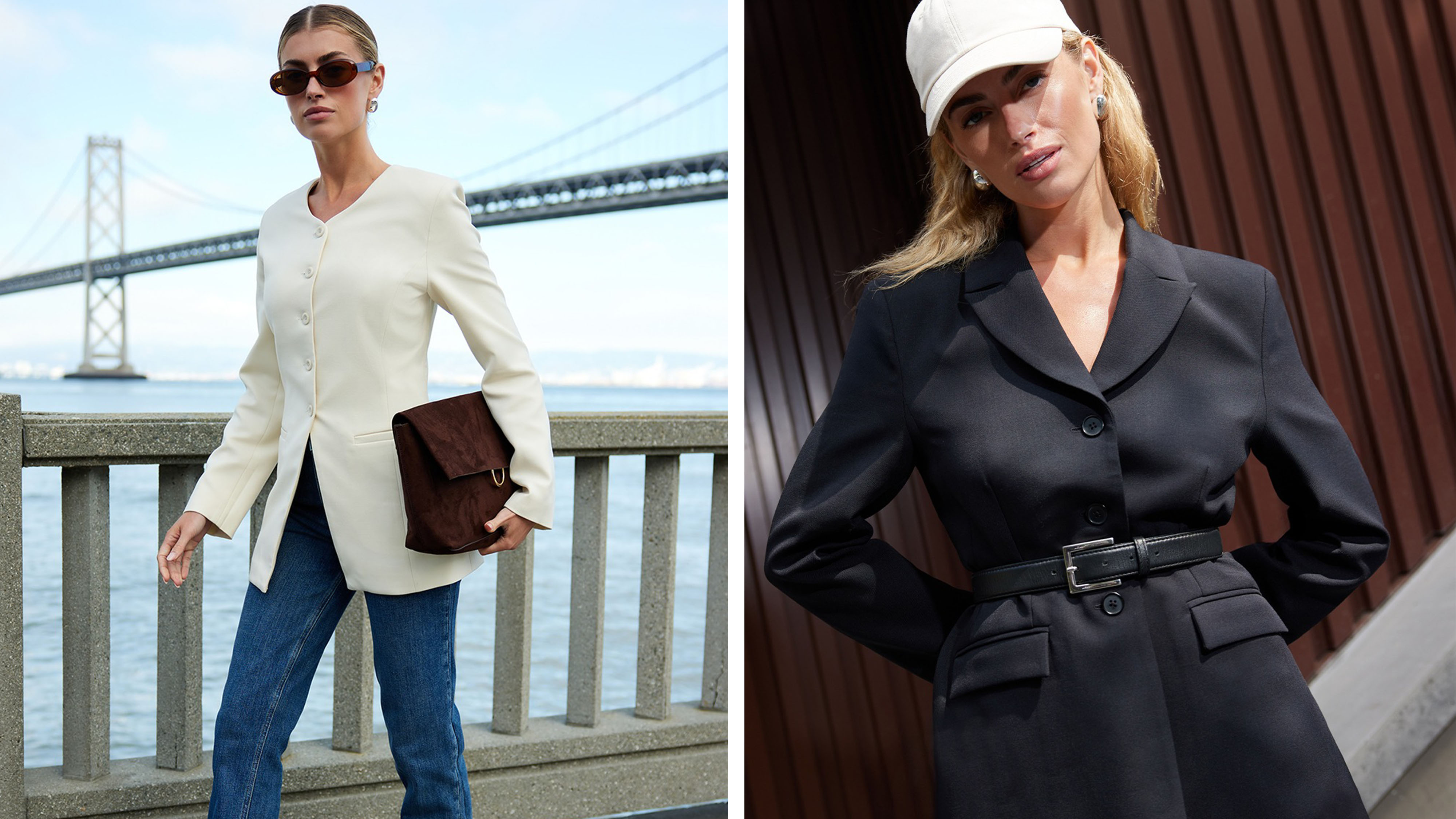 Women in Old Navy blazers