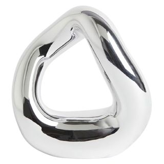 H&M Home abstract silver sculpture