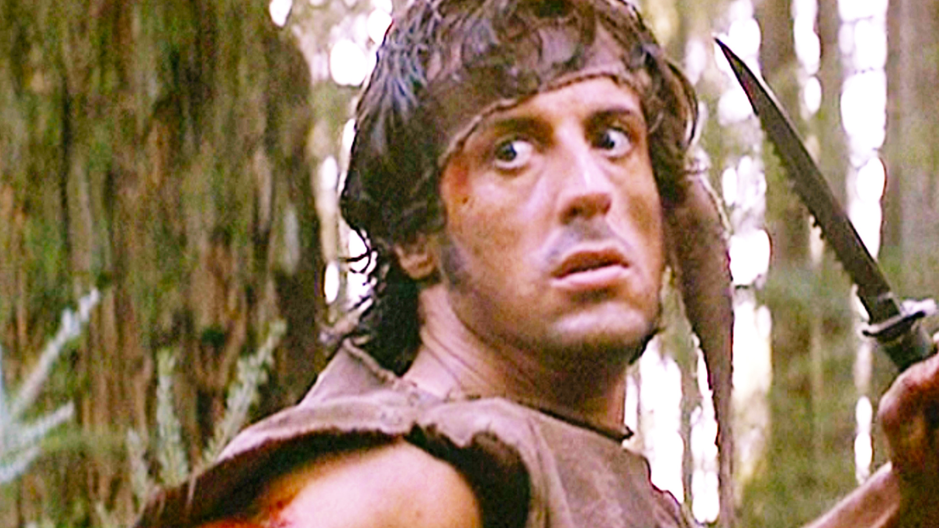 Sylvester Stallone as John Rambo in First Blood (1982)
