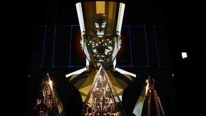 will.i.am's Pyramidi in the Digital Revolution exhibit