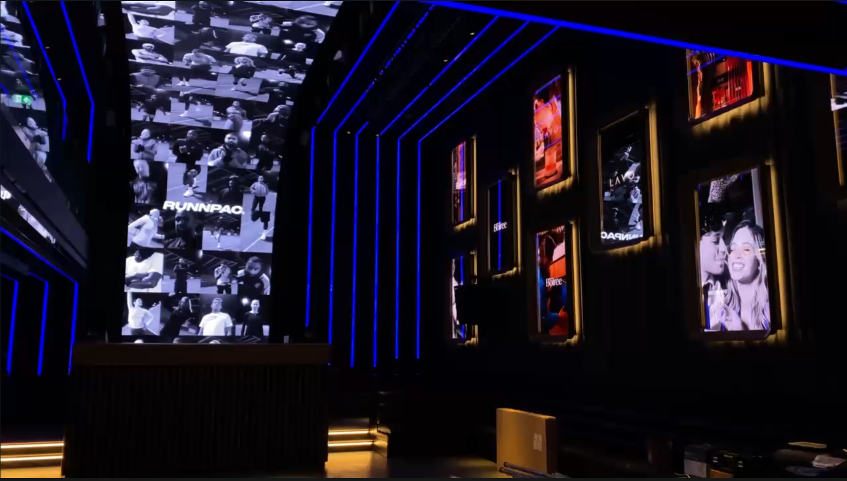 an image of the interior of 77 where the afterparty is happening