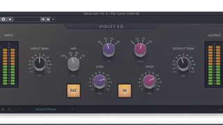 Solid State Logic Fusion Violet EQ and Fusion HF Compressor