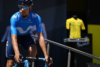 Mikel Landa (Movistar) at the Tour de France